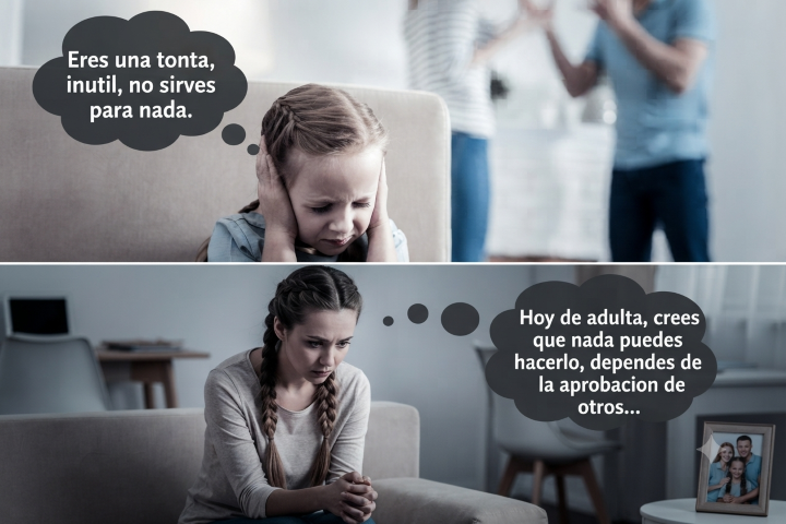 Ilustracion de la herida de abuso